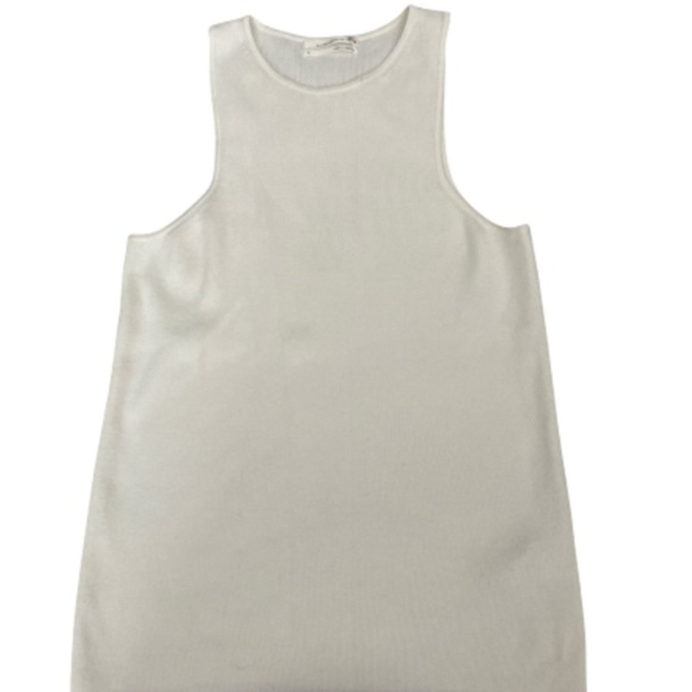 By Anthropology Lightly Ribbed Cream Sweater